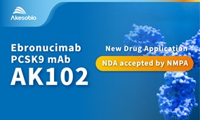 NMPA accepted Akeso's ebronucimab (PCSK9) marketing application in two indications