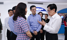 全国人大常委会副委员长，农工党中央主席何维一行调研在线体育博彩